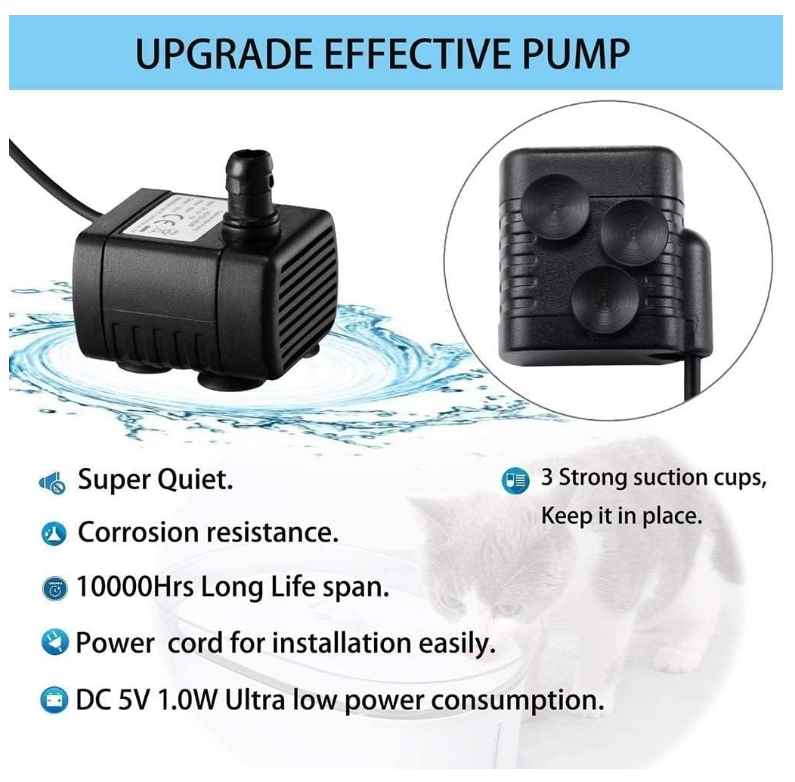 The LotusFlow Ceramic Pet Fountain