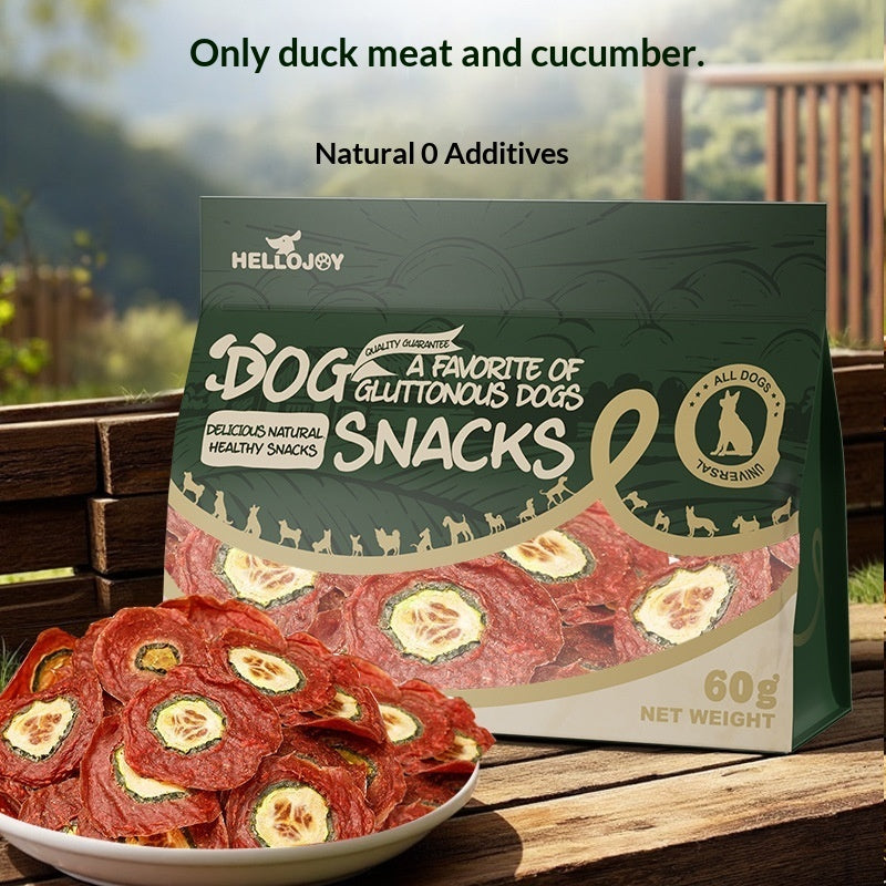Pet Dog Treats Duck Okra Nutritious Chews bundle of 3