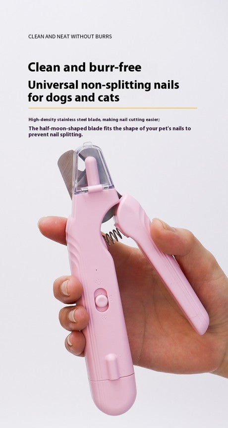 PrecisionGlow 2-in-1 LED Pet Nail Clipper & Grinder