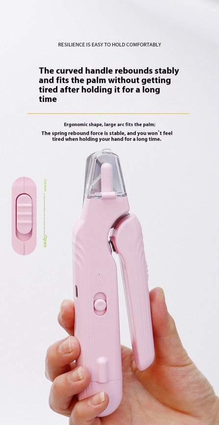 PrecisionGlow 2-in-1 LED Pet Nail Clipper & Grinder