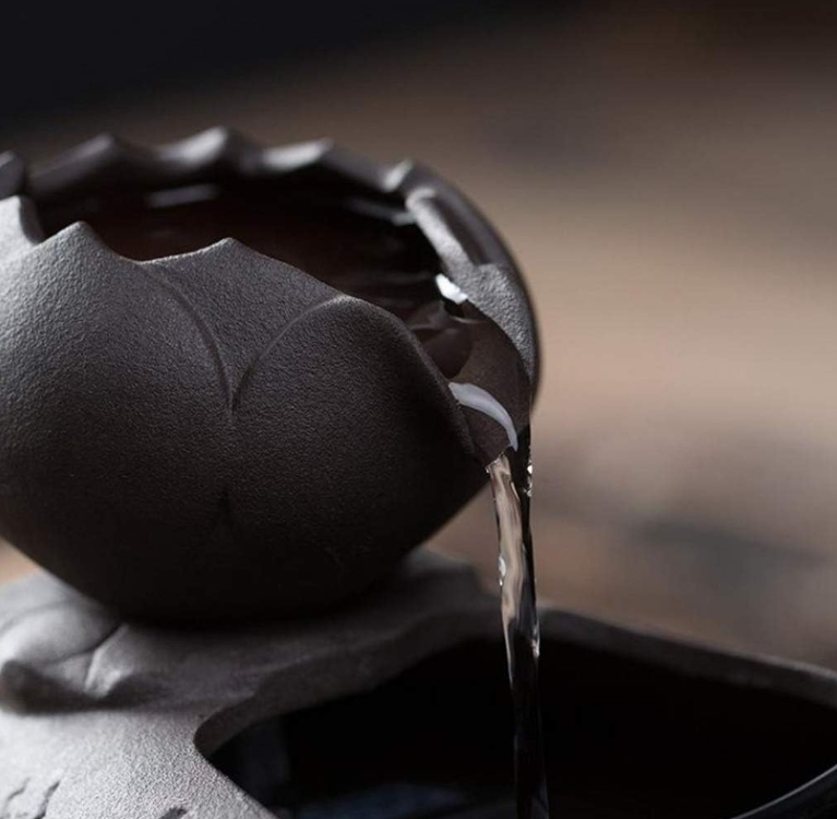 The LotusFlow Ceramic Pet Fountain
