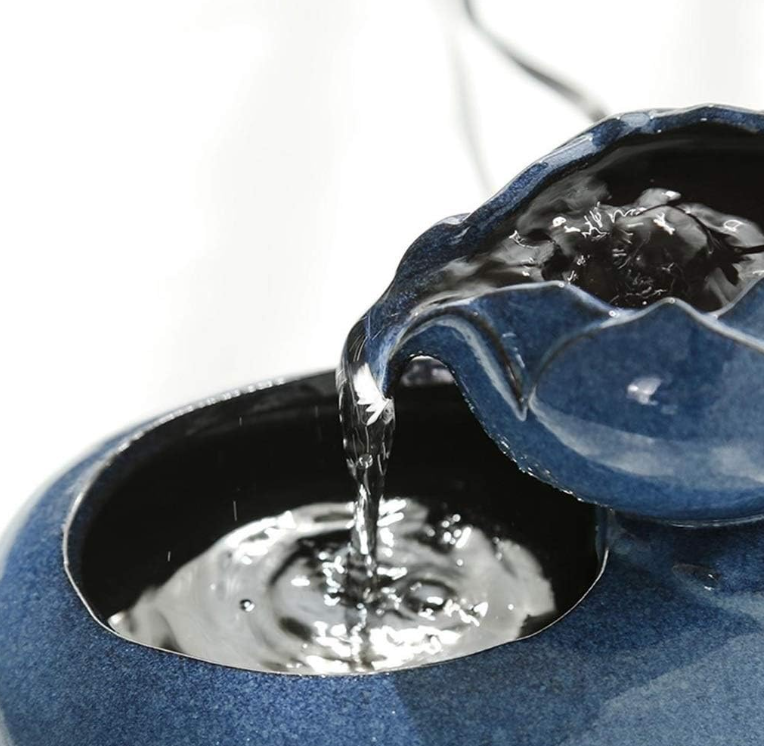 The LotusFlow Ceramic Pet Fountain