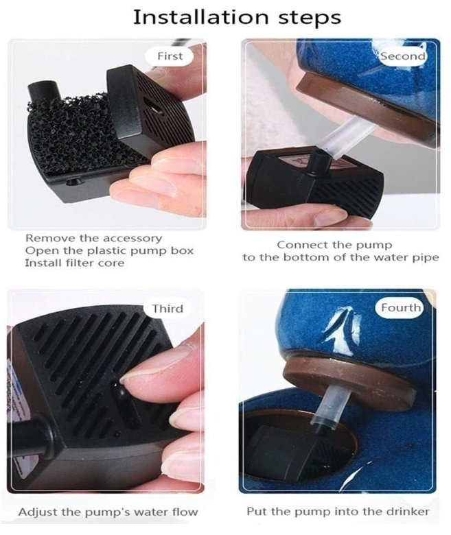 The LotusFlow Ceramic Pet Fountain