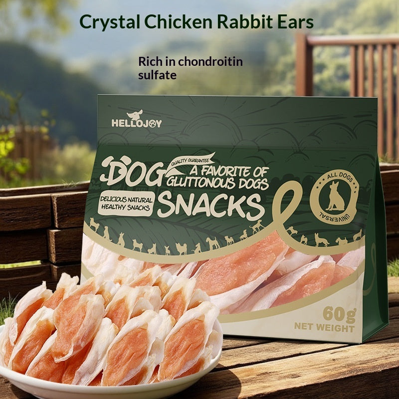 Pet Dog Treats Duck Okra Nutritious Chews bundle of 3
